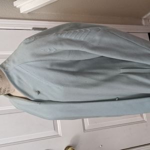 Vintage 1940s wool and satin lined coat